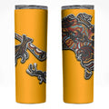 Didgeridoo Kangaroo Australia Skinny Tumbler Aboriginal Dot Art Indigenous Wildlife
