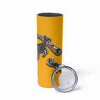 Didgeridoo Kangaroo Australia Skinny Tumbler Aboriginal Dot Art Indigenous Wildlife