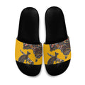 Didgeridoo Kangaroo Australia Slide Sandals Aboriginal Dot Art Indigenous Wildlife