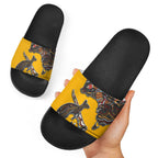Didgeridoo Kangaroo Australia Slide Sandals Aboriginal Dot Art Indigenous Wildlife