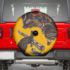 Didgeridoo Kangaroo Australia Spare Tire Cover Aboriginal Dot Art Indigenous Wildlife