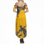 Didgeridoo Kangaroo Australia Summer Maxi Dress Aboriginal Dot Art Indigenous Wildlife