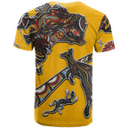 Didgeridoo Kangaroo Australia T Shirt Aboriginal Dot Art Indigenous Wildlife