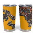 Didgeridoo Kangaroo Australia Tumbler Cup Aboriginal Dot Art Indigenous Wildlife