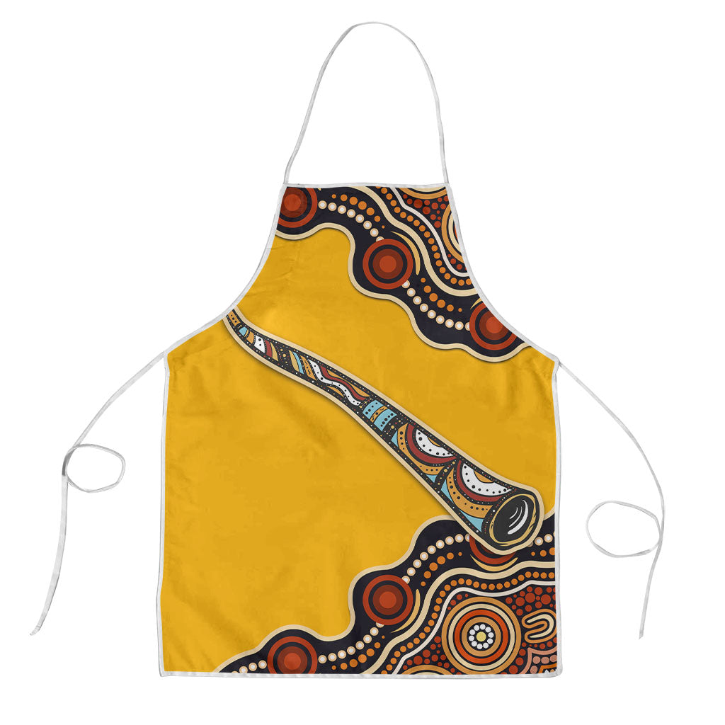 Didgeridoo Apron Aboriginal Dot Painting Indigenous Traditional Instrument