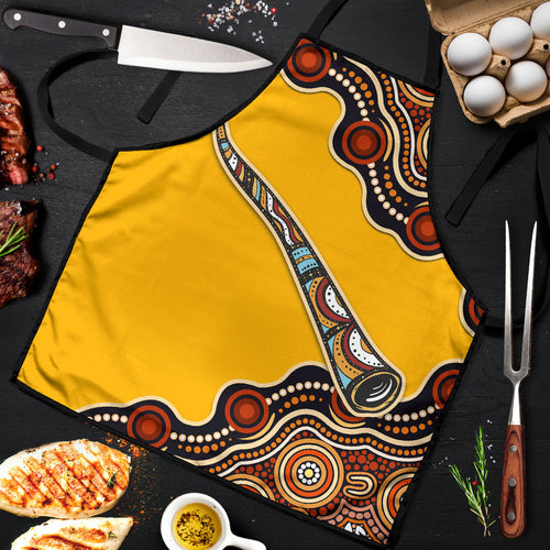 Didgeridoo Apron Aboriginal Dot Painting Indigenous Traditional Instrument