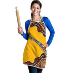 Didgeridoo Apron Aboriginal Dot Painting Indigenous Traditional Instrument