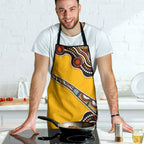 Didgeridoo Apron Aboriginal Dot Painting Indigenous Traditional Instrument