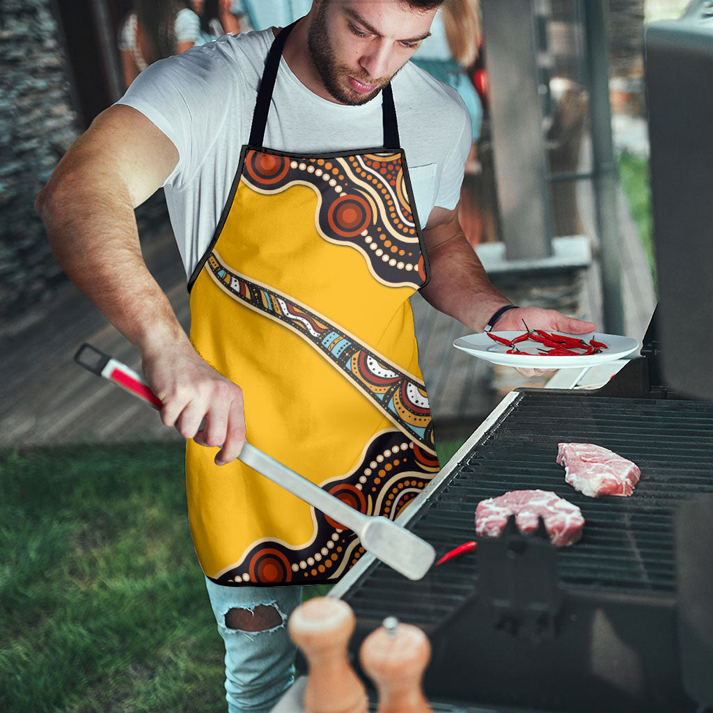 Didgeridoo Apron Aboriginal Dot Painting Indigenous Traditional Instrument