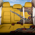 Didgeridoo Back Car Seat Cover Aboriginal Dot Painting Indigenous Traditional Instrument