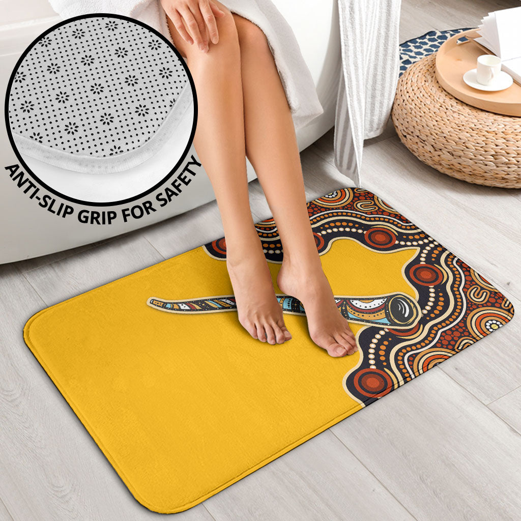 Didgeridoo Bathroom Set Aboriginal Dot Painting Indigenous Traditional Instrument