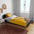 Didgeridoo Bedding Set Aboriginal Dot Painting Indigenous Traditional Instrument