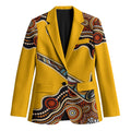 Didgeridoo Blazer Aboriginal Dot Painting Indigenous Traditional Instrument