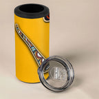 Didgeridoo 4 in 1 Can Cooler Tumbler Aboriginal Dot Painting Indigenous Traditional Instrument