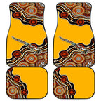 Didgeridoo Car Mats Aboriginal Dot Painting Indigenous Traditional Instrument