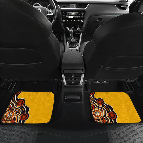 Didgeridoo Car Mats Aboriginal Dot Painting Indigenous Traditional Instrument