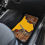 Didgeridoo Car Mats Aboriginal Dot Painting Indigenous Traditional Instrument