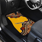 Didgeridoo Car Mats Aboriginal Dot Painting Indigenous Traditional Instrument
