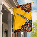 Didgeridoo Garden Flag Aboriginal Dot Painting Indigenous Traditional Instrument