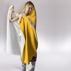 Didgeridoo Hooded Blanket Aboriginal Dot Painting Indigenous Traditional Instrument