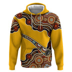 Didgeridoo Hoodie Aboriginal Dot Painting Indigenous Traditional Instrument