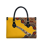Didgeridoo Leather Bag Aboriginal Dot Painting Indigenous Traditional Instrument