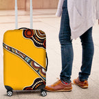 Didgeridoo Luggage Cover Aboriginal Dot Painting Indigenous Traditional Instrument