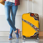 Didgeridoo Luggage Cover Aboriginal Dot Painting Indigenous Traditional Instrument