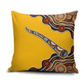 Didgeridoo Pillow Cover Aboriginal Dot Painting Indigenous Traditional Instrument
