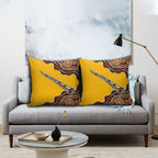 Didgeridoo Pillow Cover Aboriginal Dot Painting Indigenous Traditional Instrument