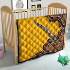 Didgeridoo Quilt Aboriginal Dot Painting Indigenous Traditional Instrument