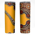 Didgeridoo Skinny Tumbler Aboriginal Dot Painting Indigenous Traditional Instrument