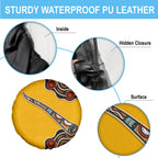 Didgeridoo Spare Tire Cover Aboriginal Dot Painting Indigenous Traditional Instrument