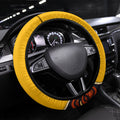 Didgeridoo Steering Wheel Cover Aboriginal Dot Painting Indigenous Traditional Instrument
