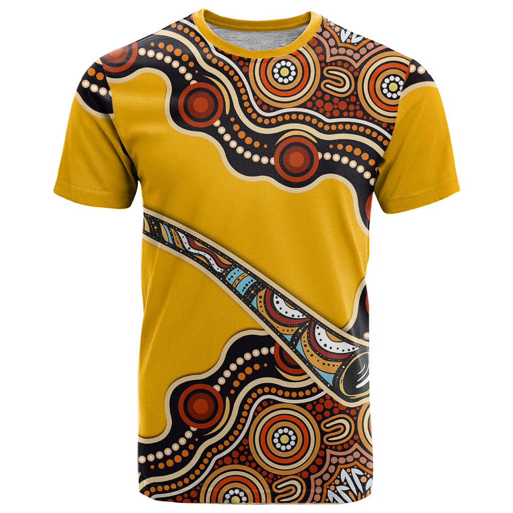 Didgeridoo T Shirt Aboriginal Dot Painting Indigenous Traditional Instrument