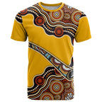 Didgeridoo T Shirt Aboriginal Dot Painting Indigenous Traditional Instrument