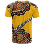 Didgeridoo T Shirt Aboriginal Dot Painting Indigenous Traditional Instrument