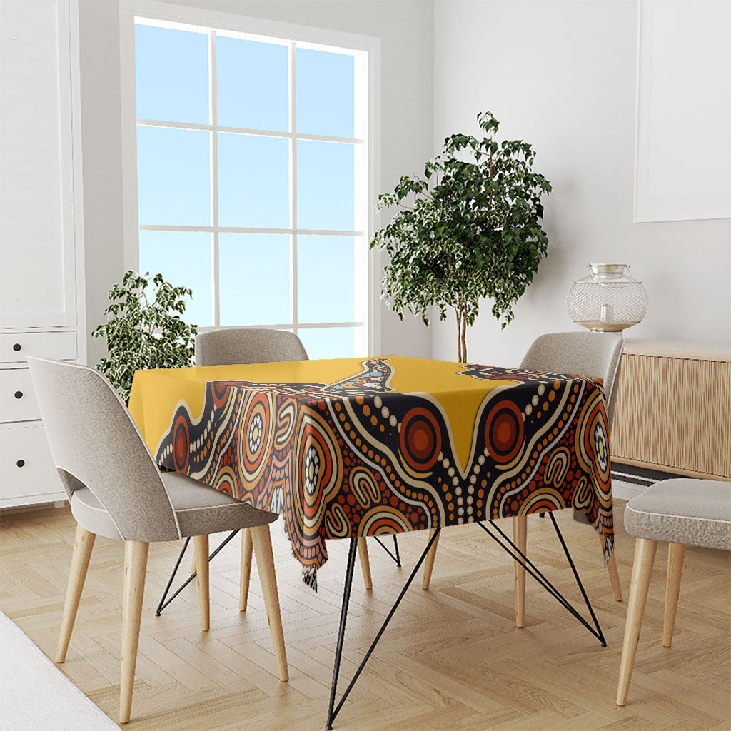 Didgeridoo Tablecloth Aboriginal Dot Painting Indigenous Traditional Instrument