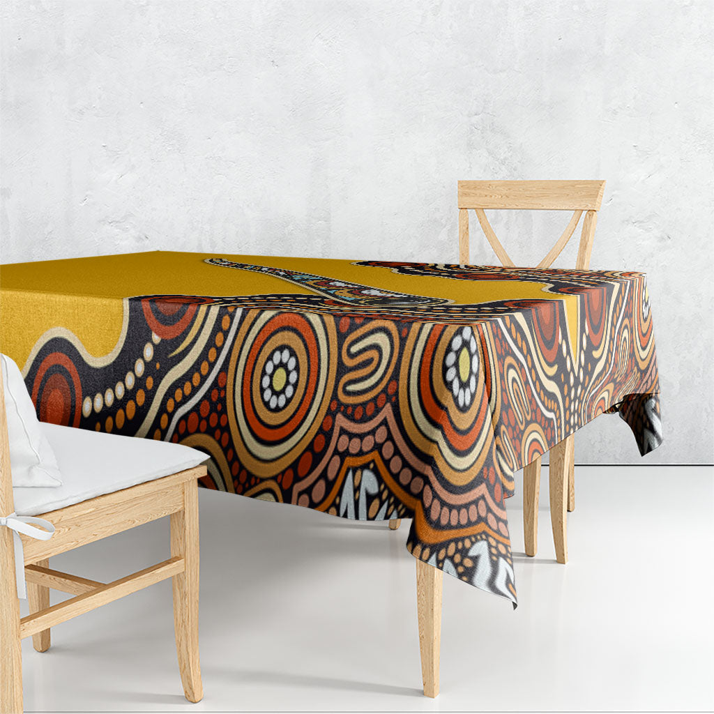 Didgeridoo Tablecloth Aboriginal Dot Painting Indigenous Traditional Instrument