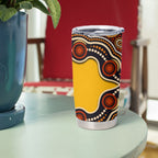 Didgeridoo Tumbler Cup Aboriginal Dot Painting Indigenous Traditional Instrument