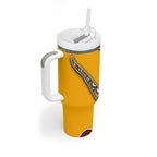 Didgeridoo Tumbler With Handle Aboriginal Dot Painting Indigenous Traditional Instrument