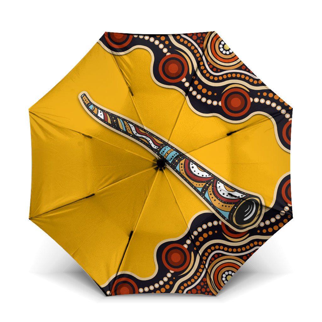 Didgeridoo Umbrella Aboriginal Dot Painting Indigenous Traditional Instrument