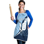 Personalized New South Wales Oztag Apron Abstract Wave Line Art