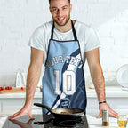 Personalized New South Wales Oztag Apron Abstract Wave Line Art