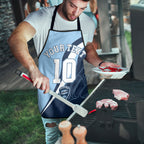 Personalized New South Wales Oztag Apron Abstract Wave Line Art