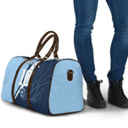 Personalized New South Wales Oztag Travel Bag Abstract Wave Line Art