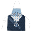 Personalized New South Wales Oztag Apron Hexagon Texture Chevron Pattern Art