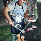 Personalized New South Wales Oztag Apron Hexagon Texture Chevron Pattern Art