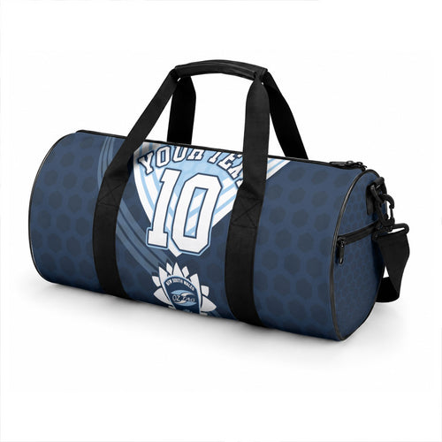 Personalized New South Wales Oztag Duffle Bag Hexagon Texture Chevron Pattern Art