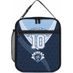Personalized New South Wales Oztag Lunch Bag Hexagon Texture Chevron Pattern Art